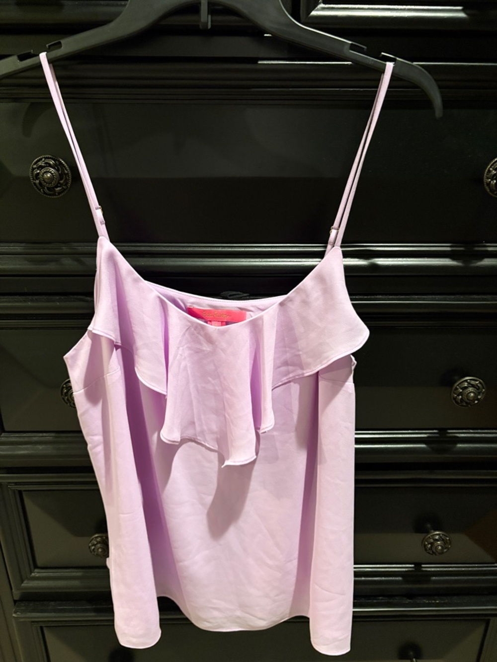 Lilly Pulitzer Lavender Ruffle Tank Top